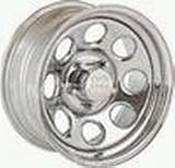 Rock Crawler Series 99 Chrome Monster Mod Wheel Size 15x12 Bolt Pattern 5x4.5 Back Space 4 in.