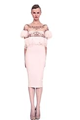 Chiffon/Taffeta/Tulle Feathers Crystal Ruched Applique Beaded Lace Crystals Evening Dress 