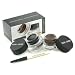 Bobbi Brown Long Wear Gel Eyeliner Duo: 2x Gel Eyeliner 3g ( #Black Ink, #Sepia Ink ) + Mini Ultra Fine Eye Liner Brush - 3pcs