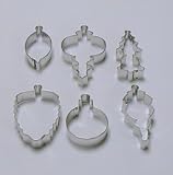 Christmas Ornament Cookie Cutters- Set of 6