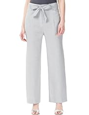 Autograph Pure Linen Wide Leg Waist Tie Trousers