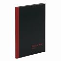Black n' Red Casebound Notebook, Ruled, 8.25 x 11.75 Inches, White, 96 Sheets per Pad (D66174)