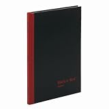 Five Star Casebound Notebook With Hardcover, Ruled, Black, 11-3/4 X 8-1/4 (JDKD66174)