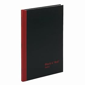 Five Star Casebound Notebook With Hardcover, Ruled, Black, 11-3 4 X 8-1 4 (JDKD66174) by United Stationers