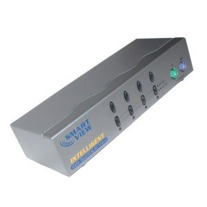 4 way automatic kvm switch ps2 usb amp; cables