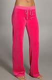 Juicy Couture, Velour Drawstring Pant, Silver Lining