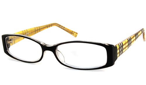 Asset Eyewear Budget Readers Reading Glasses - R349 Black with Plaid