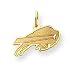 14K Buffalo Bills Small Logo Charm