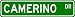 CAMERINO Street Sign ~ Personalized Family Lastname Sign ~ Gameroom, Basement, Garage Sign Novelty** ALUMINUM METAL