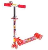 Disney Childrens scooters Mickey 4 wheels Scooter Childrens Scooter Childrens Day gift(red)