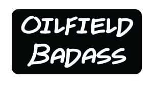 Amazon.com: (3) Oilfield Badass Funny Hard Hat / Helmet ...