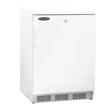 Nor-Lake Scientific LR061WWW/0 Painted White Undercounter Auto Defrost Refrigerator, 115V, 60Hz, 5.5 cu ft Capacity, 23-5/8" W x 33-1/2" H x 24-7/8" D, 2 to 8 Degree C