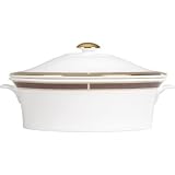 Wedgwood - Shagreen Cocoa, Covered Vegetable Dish