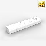 [CYBERDRIVE]フェザー・ノートパソコン・DAC　?ホワイト　?　ハイレゾPCM 192KHz/24bit + DSD256ヘッドフォン・アンプ