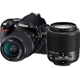 Nikon - D40 black + AF-S DX 18-55 mm Lens + AF-S DX 55-200 mm Lens