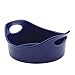 Rachael Ray Stoneware Round Baker, 1.5-Quart, Blue