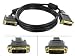 DVI-D to M1-D(P&D) 28AWG cable - 6ft