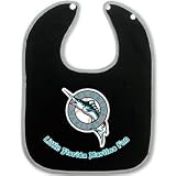 Florida Marlins Two-Toned Snap Baby Bib