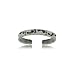 Ladies new sterling silver footprints toe ring