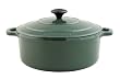 Paderno World Cuisine 6.25 Inch Green Round Dutch Oven