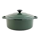 Chasseur Cast Iron 26cm, 5.0ltr Round Racing Green Casserole
