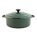 Chasseur Cast Iron 26cm, 5.0ltr Round Racing Green Casserole
