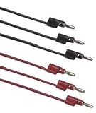 Fluke TL935 Patch Cord Kit, Banana Plug, 3 Sets: Red & Blk