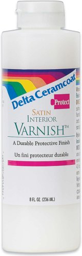 Delta Creative Protect Interior Varnish (8 Ounce), 070078 Satin