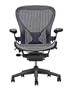 Aeron Desk Chair, Full-Featured PostureFit, Color - Carbon, Small