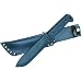Sheffield Knives British MOD Survival Knife, Black Handle, Leather Sheath