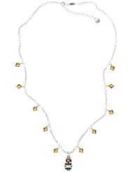 Pilgrim Girl on a Topaz Crystal Waterfall Necklace [Jewelry] Delight Jewelry
