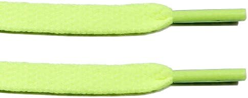 45" Neon Green Flat Shoelace For All Basketball Shoes