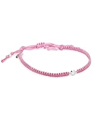 Tai Pink Silk Cord Bracelet with SWAROVSKI CRYSTAL Accent, 7"