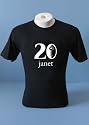 20 Years Old Janet T-shirt, Medium, Black