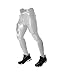 Youth Dazzle Football Pants w/ Pads White/L