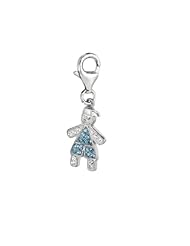 925 Sterling Silver March Birthstone Boy Charm, For Chamilia, Pandora, Biagi, Personality, Reflections And More Charm Bracelets