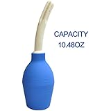 Moonight 10.48oz Capacity Silicone Enema Bulb-Portable Insert Vaginal Douche