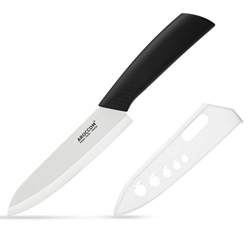 Aroccom ceramic chef knife, 6 inch cutlry kitchen knife…