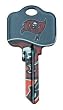 Tampa Bay Buccaneers Kwikset KW1 House Key