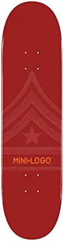 Mini Logo 127/K-12 Maroon Skateboard Deck - 8" x 31.875"