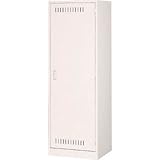 トラスコ 亜鉛メッキ鋼板製掃除用具入れ シリンダー錠付 TZCL13W