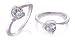 Round Cut White CZ Ring Sterling Silver