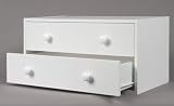 Two Drawer in White Finish By Mylex Furniture