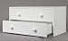 Two Drawer in White Finish By Mylex Furniture