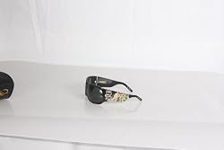 ED HARDY EHS 025 GEISHA & DRAGON BLACK PLASTIC SUNGLASSES