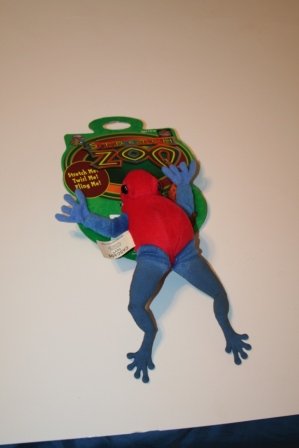playvisions strechy stretch zoo red frog plush toy cheap price