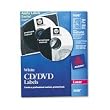 100 CD/DVD WHITE MATTE LABELS AND JEWEL CASE SPINE LABELS