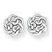 Sterling Silver Polished Celtic Knot Post Earrings
