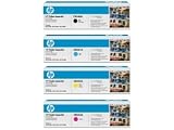 Produkt-Bild: Tonerset 4x Original HP: - CB540A (schwarz) + CB541A (cyan) + CB542A (magenta) + CB543A (gelb)