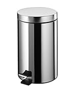 Bisk Cubo De Basura Con Pedal Basic 5 L cromo